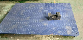 1.5m*1.2m-2T電子地磅在金屬行業稱重應用案例分享