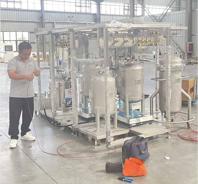 小型罐體稱重設備-高精度電子秤應用